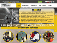 Tablet Screenshot of fitnessforworld.com